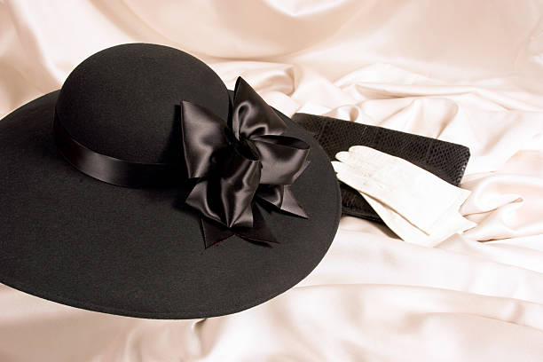 istock Ladies hat, purse and gloves 134841235