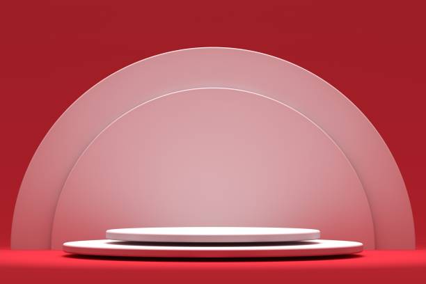 istock 3D Stands, Product Stand, Blank Scene 1348415498
