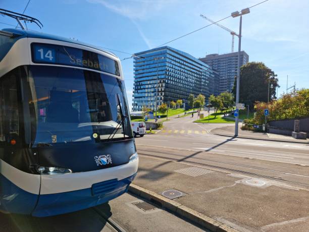 Cobra low-floor tram operated by Verkehrsbetriebe Zürich (VBZ) of Zürich and manufactured by Bombardier Transportation. The VBZ has ordered 68 production units, later where ordered additional 14 units. The image shows a Cobra Tram at Triemli final Station.