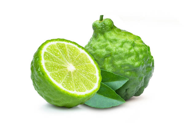 istock bergamot or kaffir lime fruit  isolated 1348423613