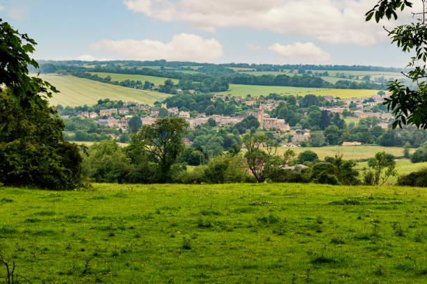 The beautiful village of Blockley in the Cotswolds, England stock photo