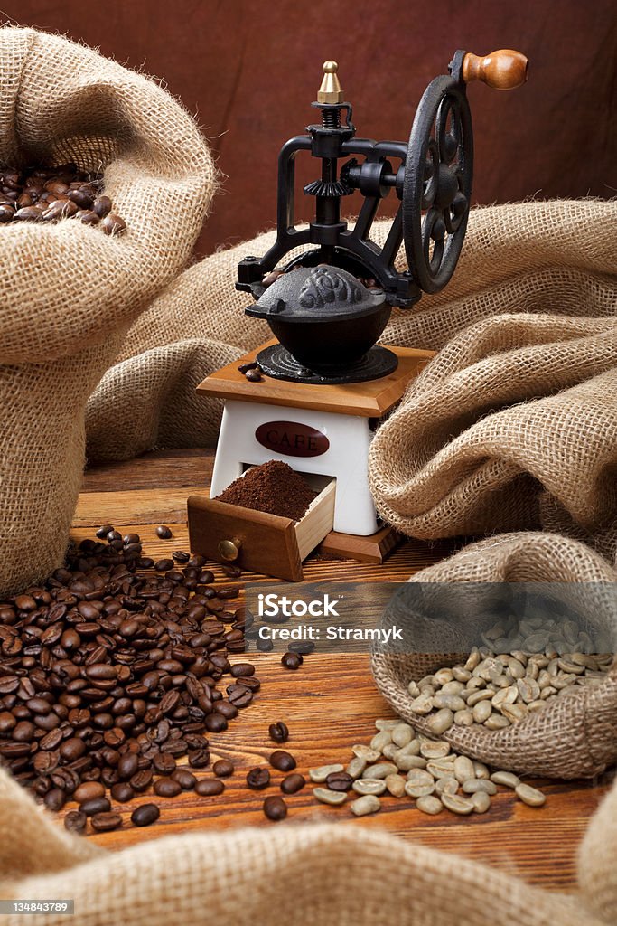 Ainda vida de Café - Royalty-free Castanho Foto de stock