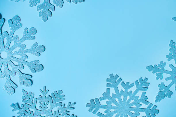 istock Snow crystal winter and Christmas image 1348443758