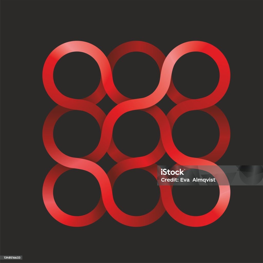 Infinite Loops Abstract Design Element Stock Illustration - Download ...