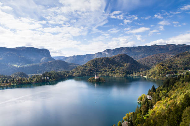 istock Lake Bled, Julian alps, 1348537955