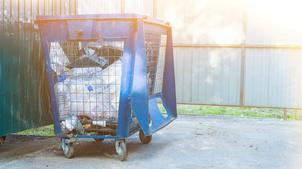 istock Garbage pile in trash dump or landfill. Pollution, environment protection concept. Environmental damage of garbage in the nature. Public trash heap, garbage dump, trash cans and bags 1348573664