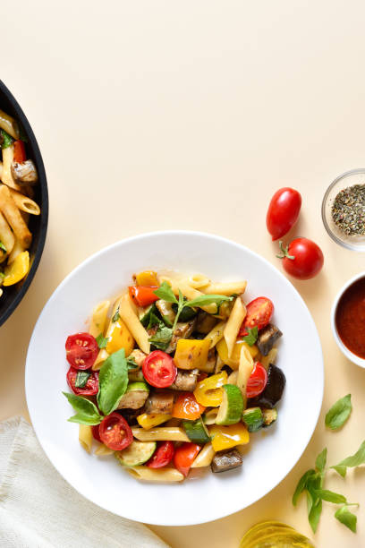 istock Ratatouille pasta salad 1348577540