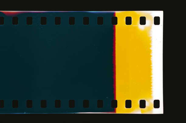 istock Noisy film frame with scratches, dust and grain 1348610115