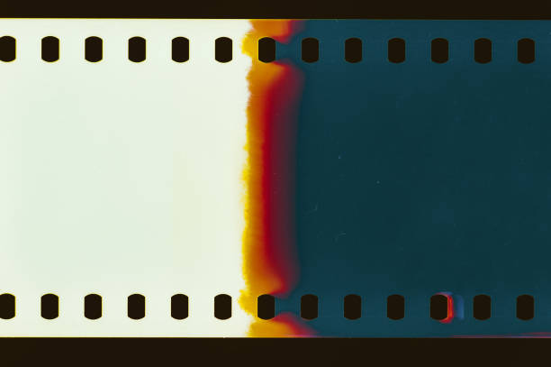 istock Noisy film frame with scratches, dust and grain 1348612936
