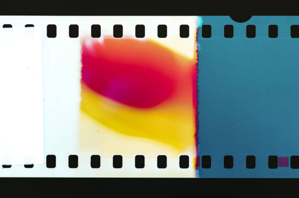 istock Light leaks on photographic film 1348613465