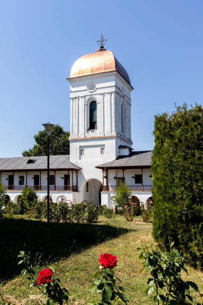 Cernica Monastery near city of Bucharest, Romani stock photo