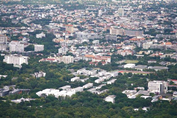 istock the panoramic view in chiangmai,Thailand 1348667516