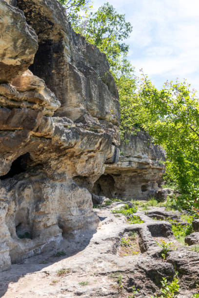 istock Medieval Albotin Rock Monastery, Bulgaria 1348667806