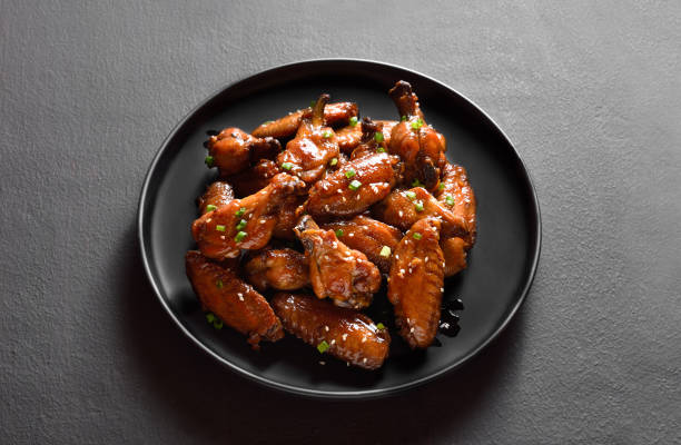 istock Honey-soy chicken wings 1348674990