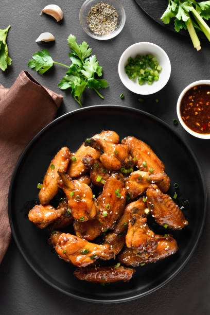 istock Honey-soy chicken wings 1348674996