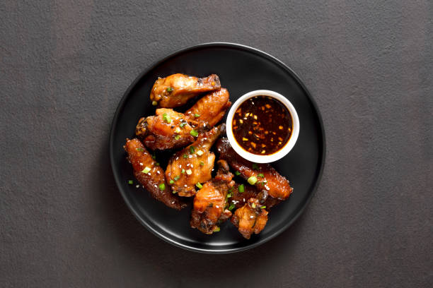 istock Honey-soy chicken wings 1348675014