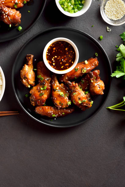 istock Honey-soy chicken wings 1348675059
