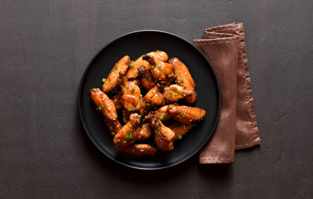 istock Honey-soy chicken wings 1348675174
