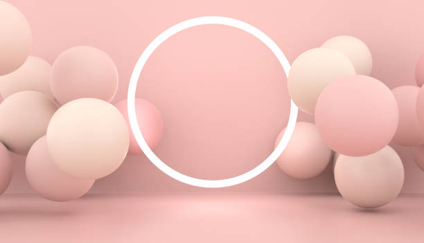 istock Colorful Backdrop with Geometric Shapes 1348675524