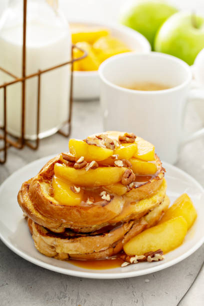 Caramel apple french toast