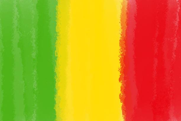 Green yellow red, Reggae background
