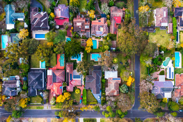 istock Sydney Suburb overhead perspective roof tops 1348728275