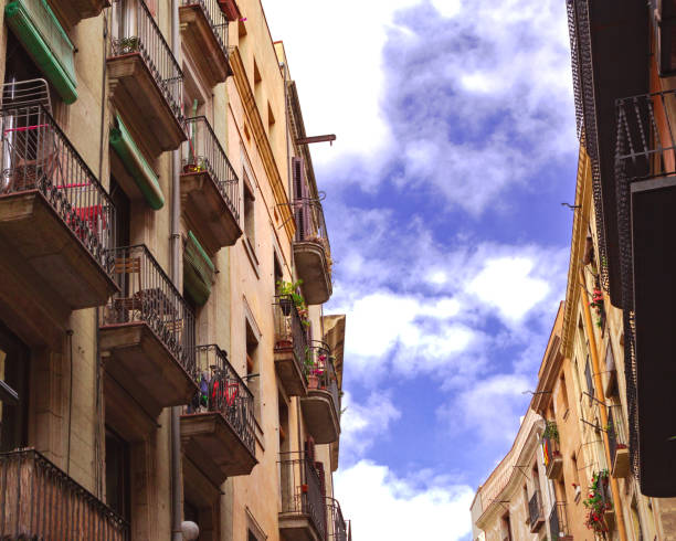 istock Barcelona appointment buildings from street level. 1348741498