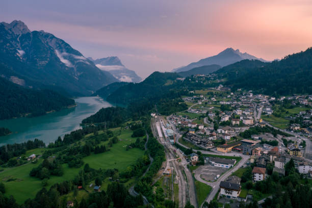 istock Lago Di Cadore The Dolomites Mountains Italy 1348751223