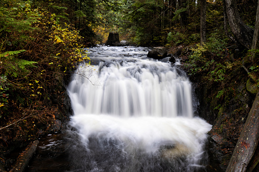 Rolley Falls in a rainy Autumn day.