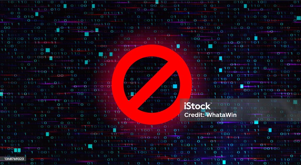 Error Code Background Images Abstract Technology Binary Code Background With Error Symbol Stock ...