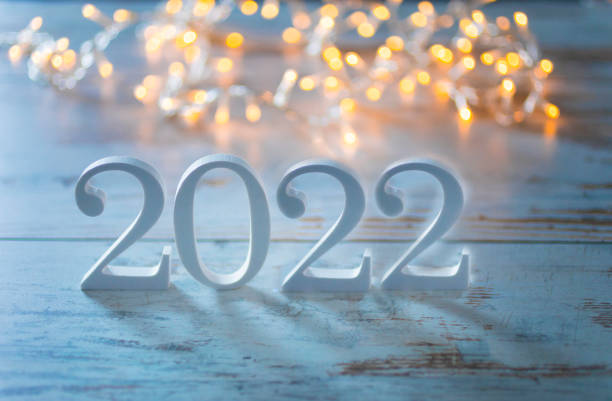 istock White lights and white 2022 numbers 1348769389