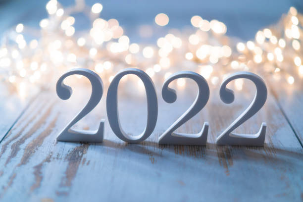 istock White lights and white 2022 numbers 1348769391