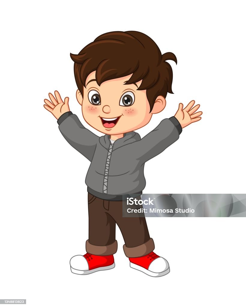 Ilustración de Niño Feliz De Dibujos Animados Levantando Las Manos y más Vectores Libres de Derechos de Alegre - iStock Ilustración de Niño Feliz De Dibujos Animados Levantando Las Manos y más Vectores Libres de Derechos de Alegre - iStock
