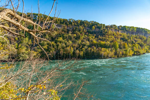 istock Niagara Glen park and Niagara River in Canada before Niagara Falls 1348814753