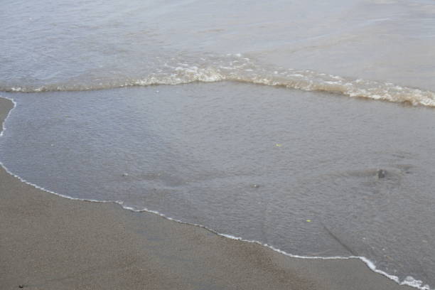 waves on the beach in Bali