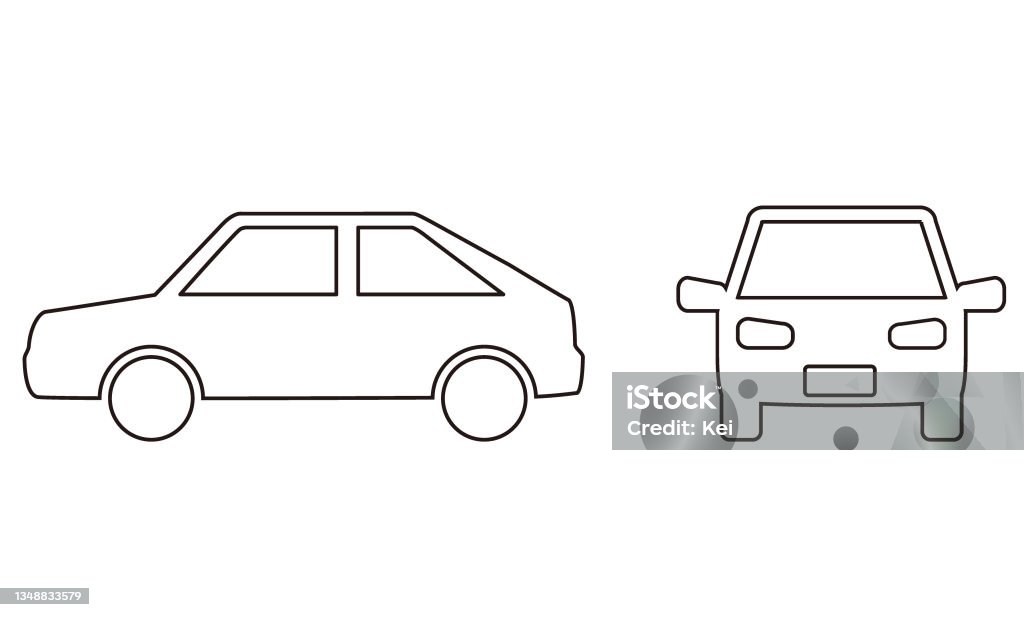 Simple Vehicle Example This Illustration Depicts A Simple Automobile Stock Illustration ...