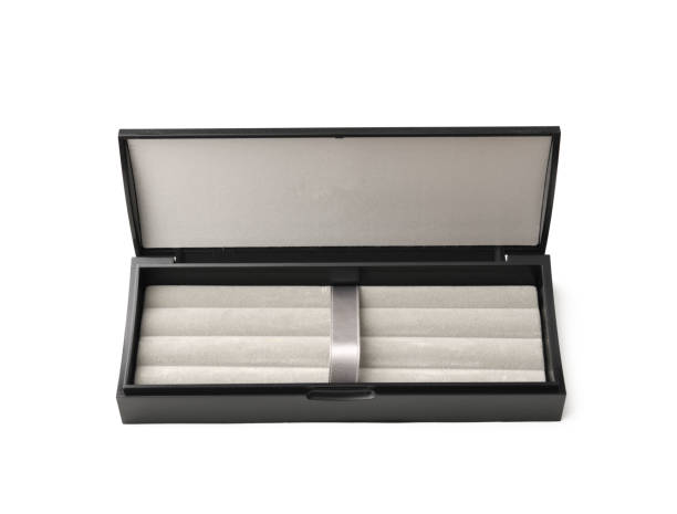 istock Isolated shot of  opened empty pencil box on white background 1348839881