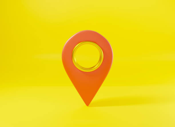 istock Map pinpoint symbol place location design style modern icon 1348849879