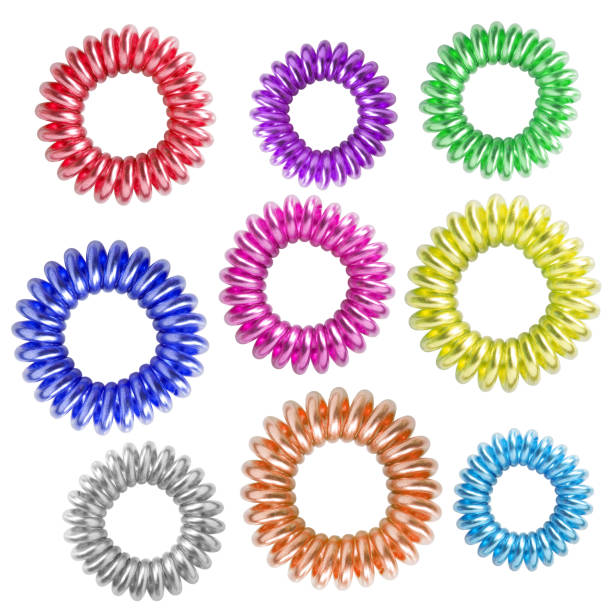istock Colorful hair bands isolated 1348852429