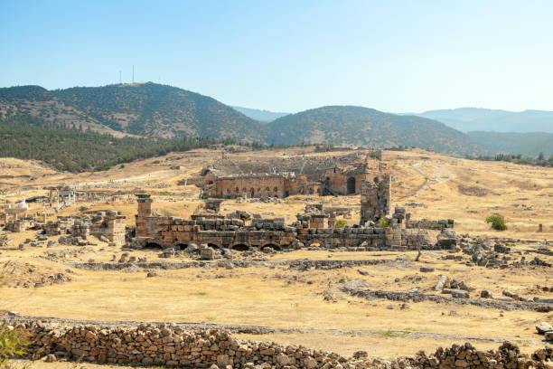 istock Ancient ruins near Pamukkale, Turkey 1348854686