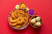 Diwali snacks/Diwali faral/Festival food items/Festival snacks from Maharashtra, India