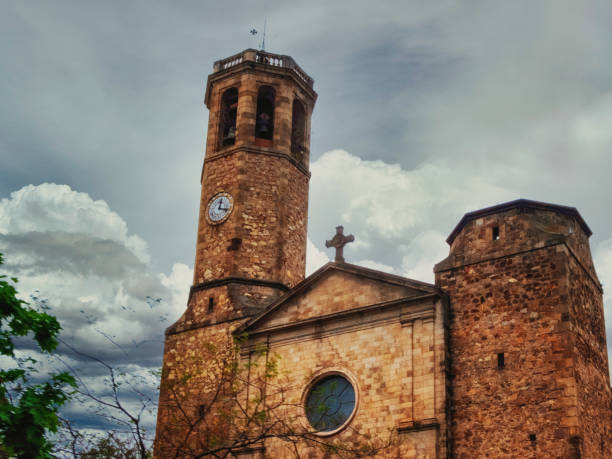 istock Old gothic cathedral in Barcelona, Spain. 1348874051
