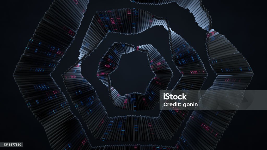 Analytical Rendering Digital Data Analysis Visualization 3d Rendering Stock Photo - Download ...