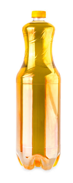 istock bottle with tasty oil isolated on white background 1348919404