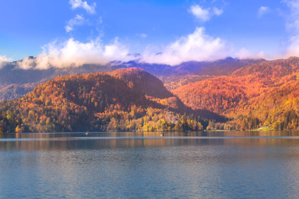 istock Bled, Slovenia autumn sunset panorama 1348928043