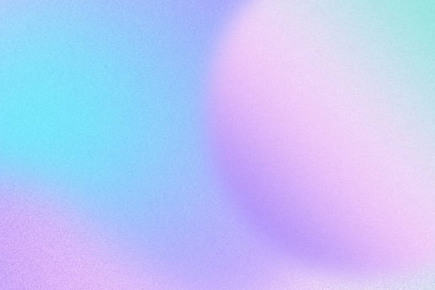 ilustrações de stock, clip art, desenhos animados e ícones de abstract pastel holographic blurred grainy gradient background - backgrounds purple abstract softness