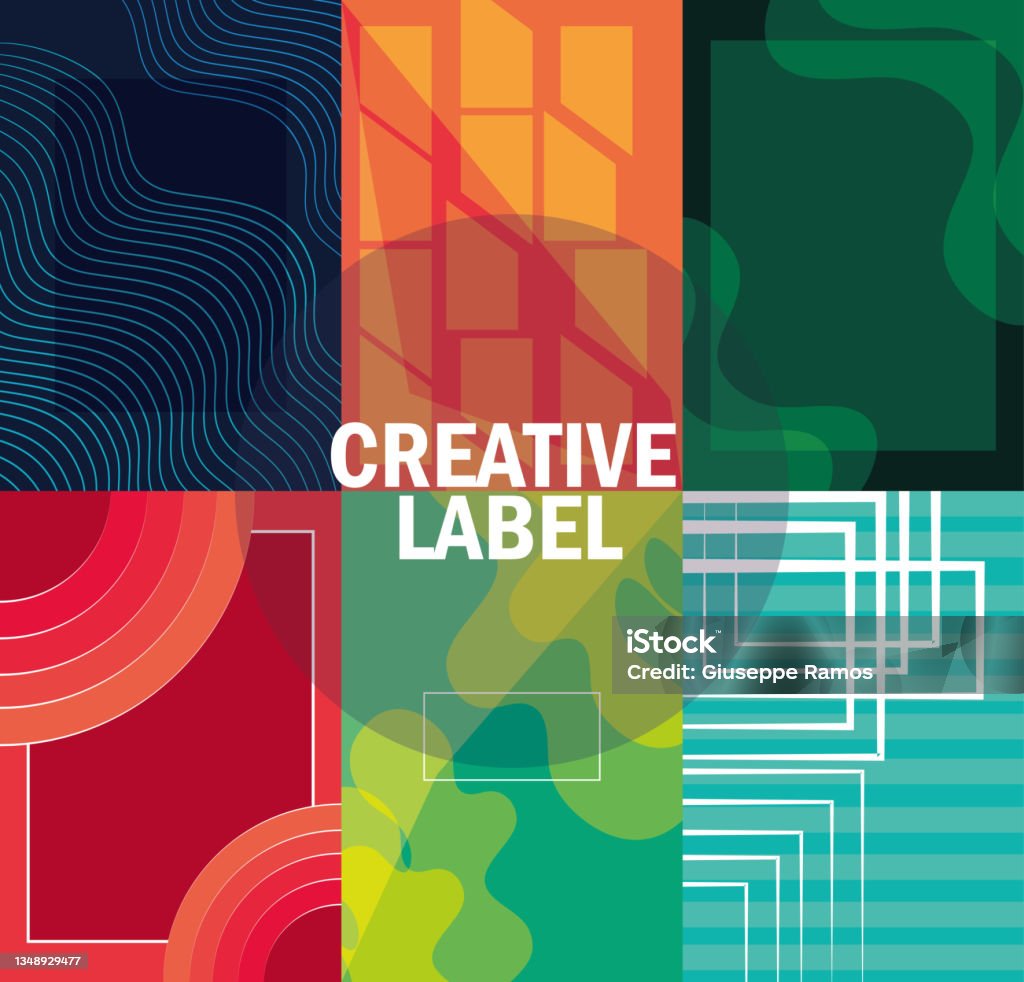 Name Label Creative Various Creative Labels Stock Illustration - Download Image Now ...