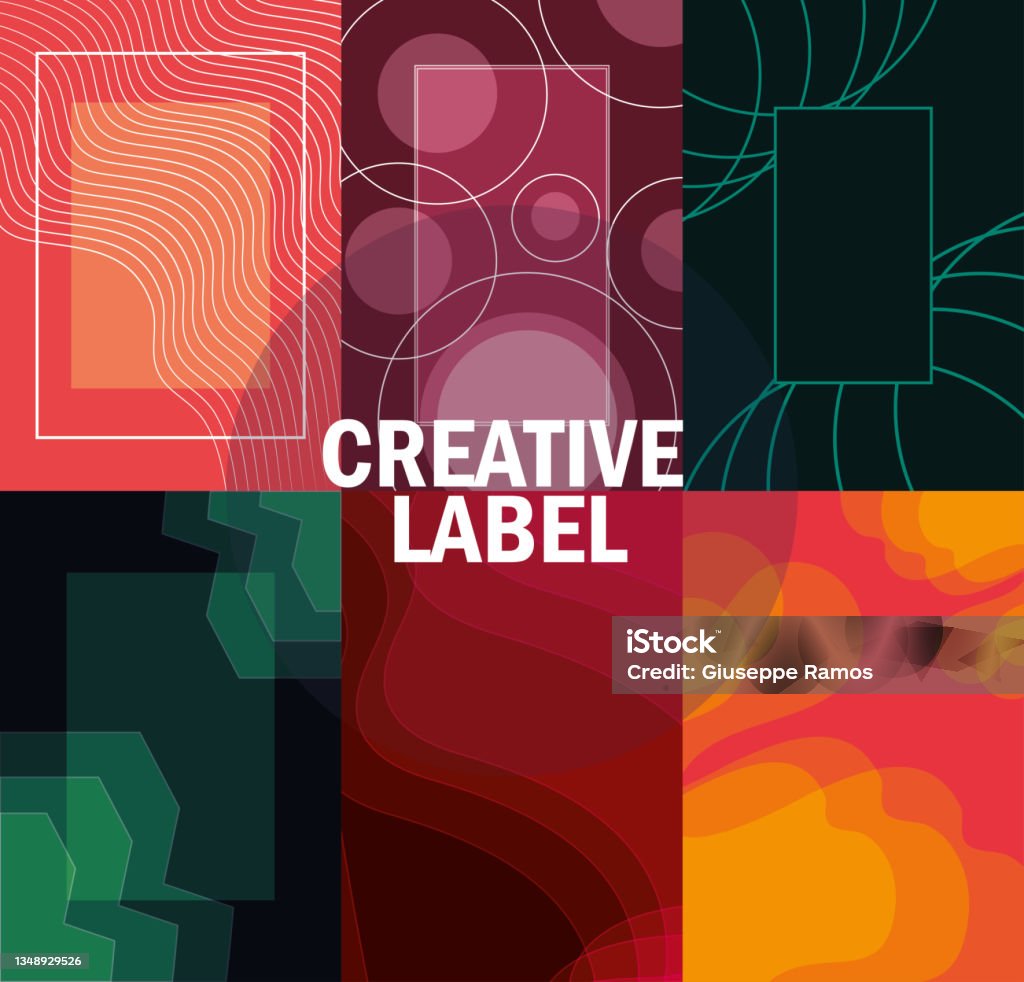 Creative Source Label Decorative And Creative Labels Stock Illustration - Download Image Now ...