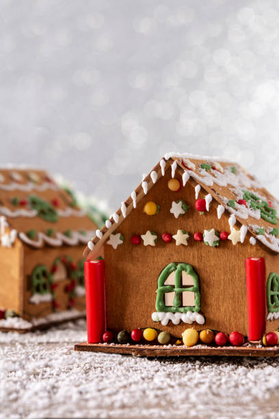 istock Christmas gingerbread house 1348936679