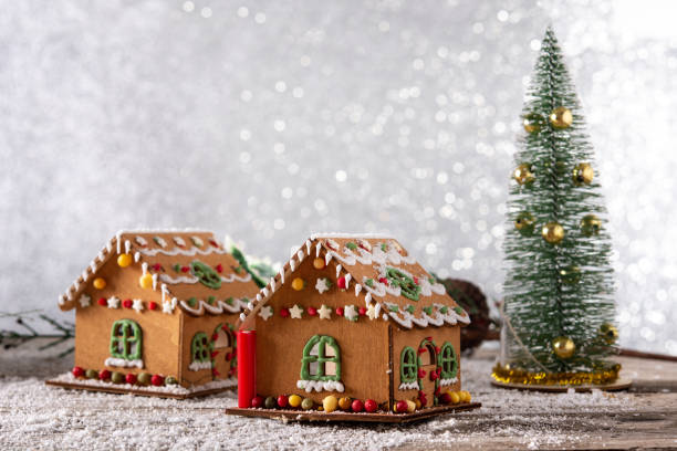 istock Christmas gingerbread house 1348936835